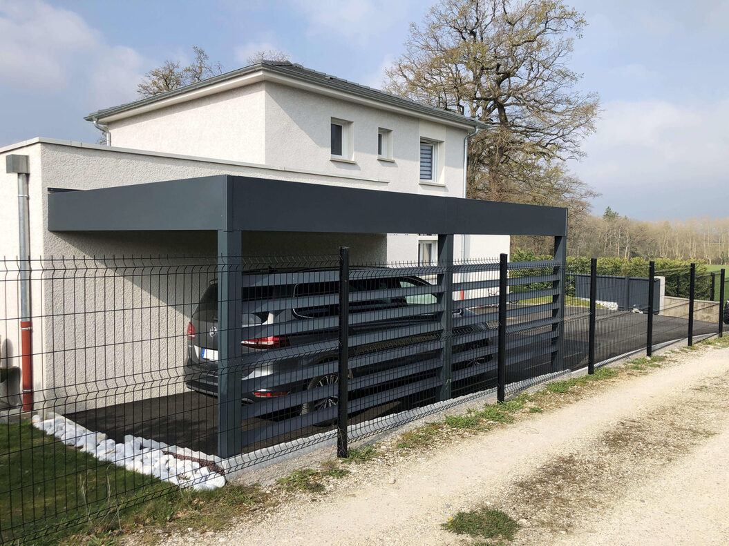carport vegetalise aluminium scaled 1