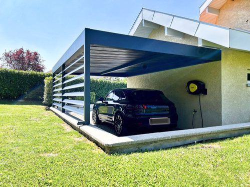 carport haut de gamme aluminium a messery 1