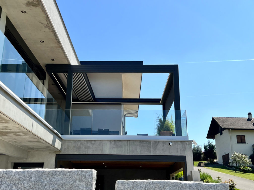 pergola alu toiture retractable a messery 1