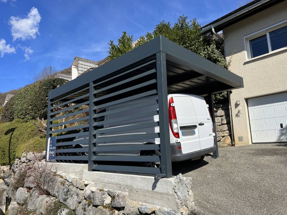 abri voiture aluminium haut de gamme a chales 1