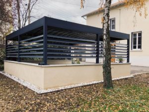 aluminium carport oullins double
