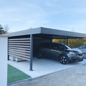 Carport alu - 2 voitures - autoporté - Bordeaux (33) carport alu - 2 voitures - autoporté - bordeaux (33) – image 3