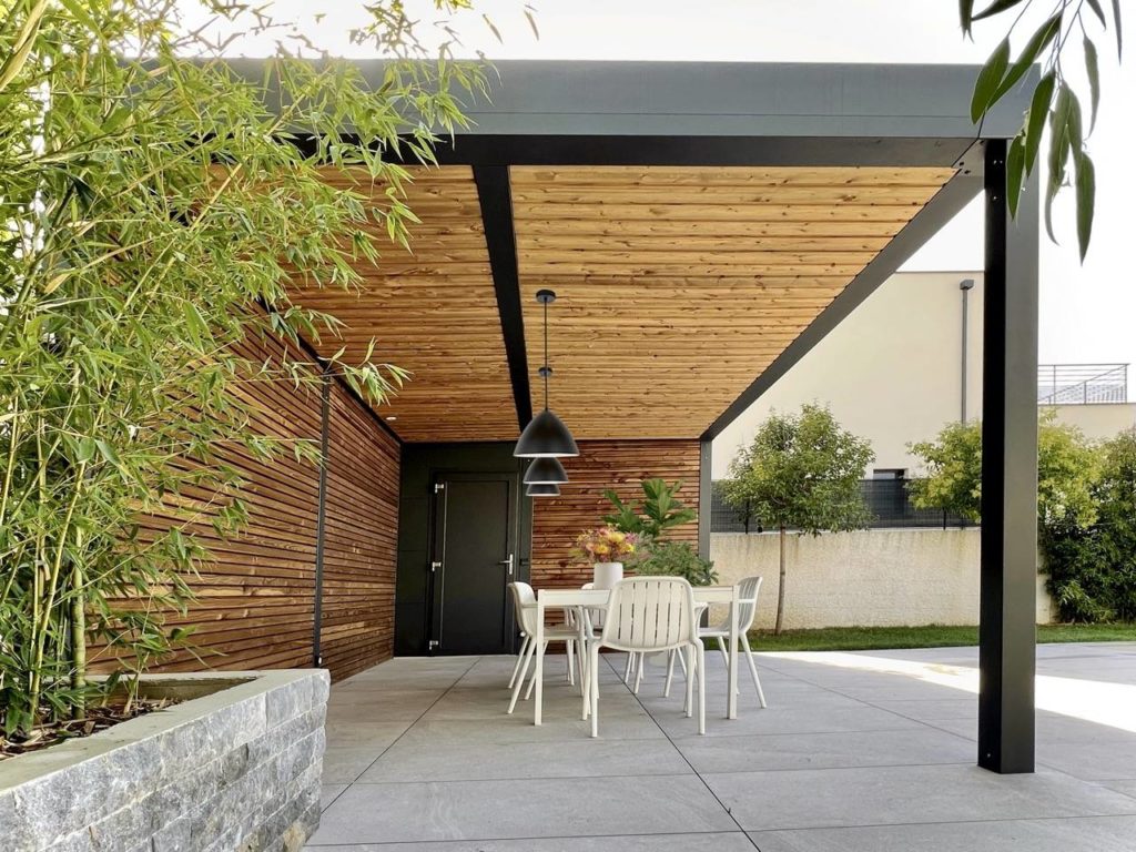 concepteur pool house contemporain aluminium vienne isere
