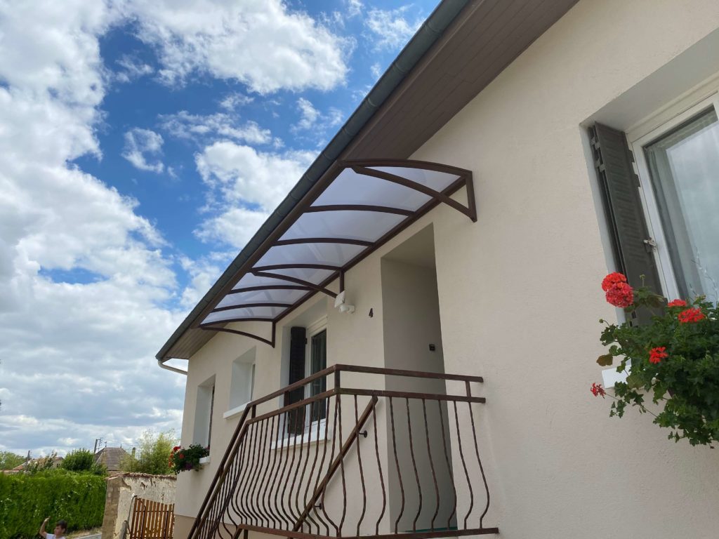 marquise alu sur mesure chalon