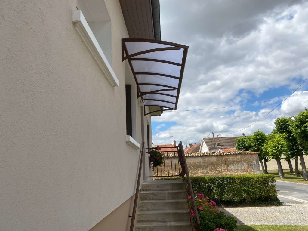 marquise aluminium sur mesure chalon