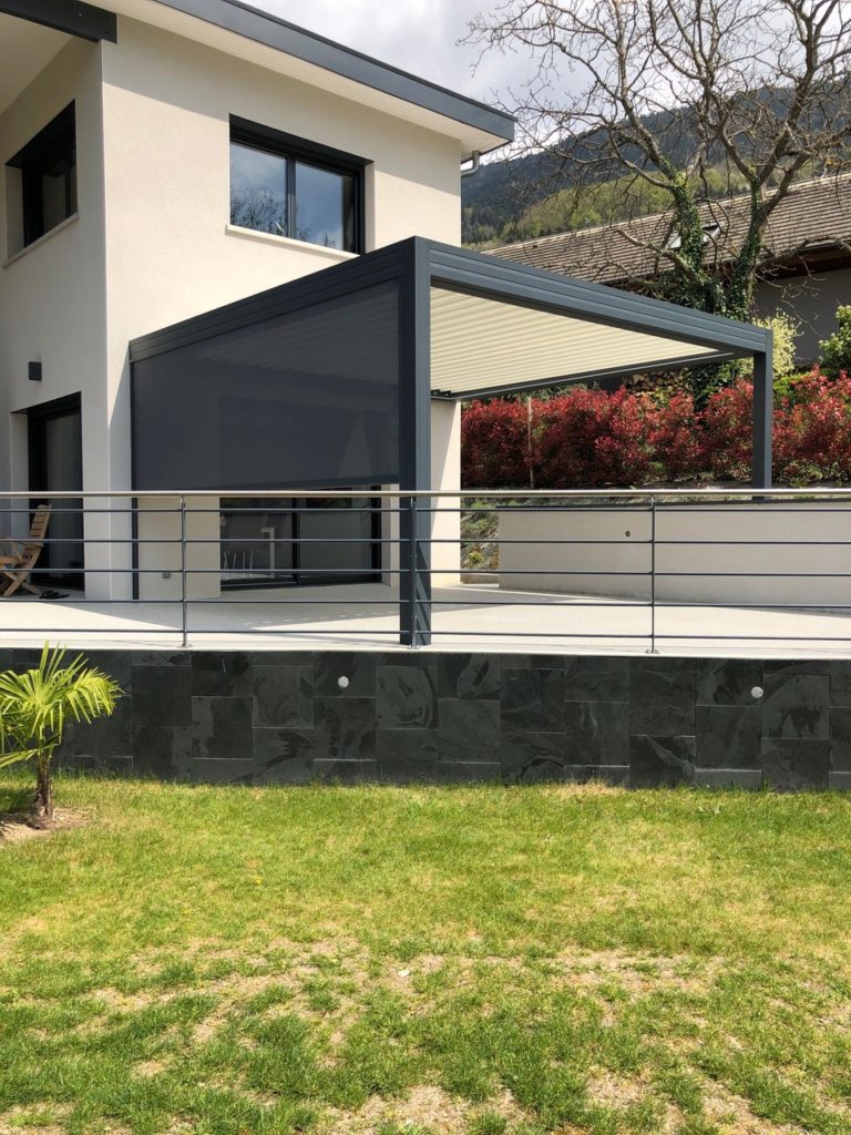 pergola alu bioclimatique sur mesure grenoble