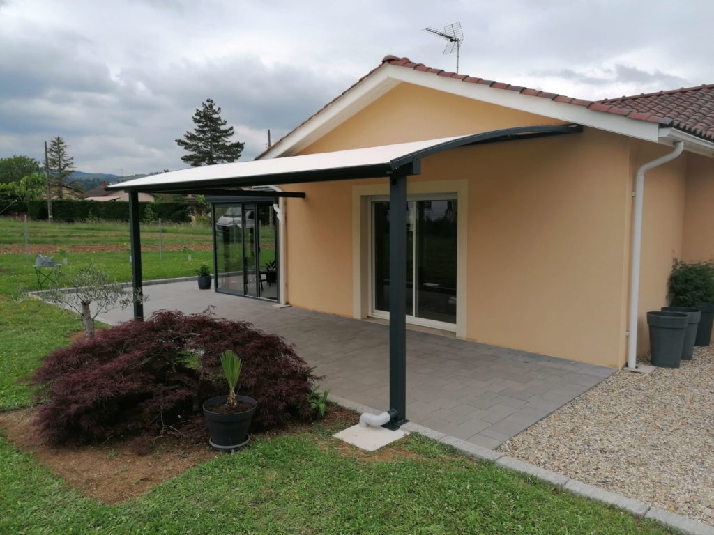 pergola alu toile sur mesure villefranche