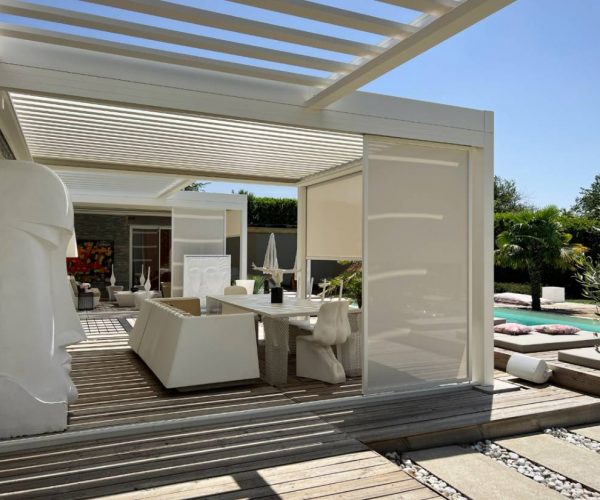 pergola aluminium bioclimatique lissieu lyon