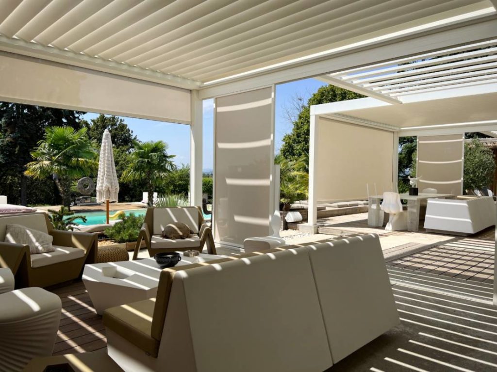 pergola lames orientables sur mesure lissieu
