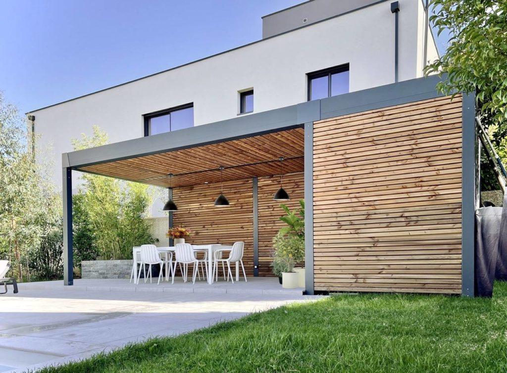 pergola pool house alu vienne isere