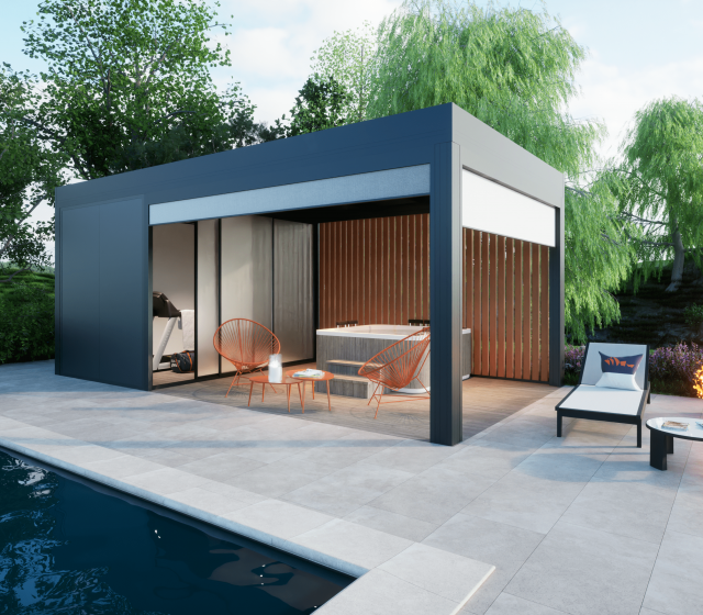 pool house