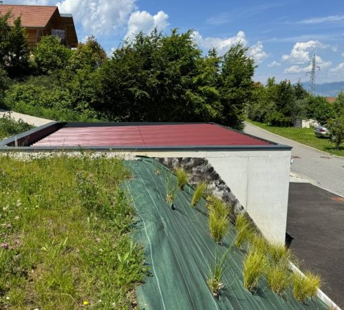 carport double alu toit plat
