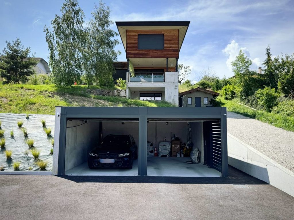 carport double garage voiture aluminium haute savoie