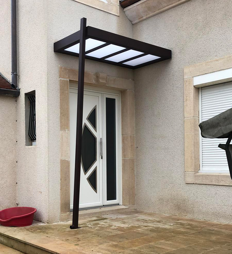 auvent alu polycarbonate quetigny 1