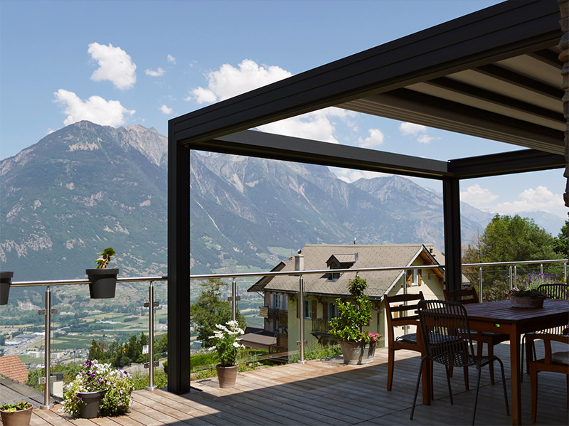 pergola a toile retractable suisse