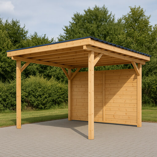 carport en bois