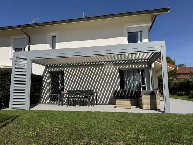 pergola bioclimatique a prevessin moens face ouvert