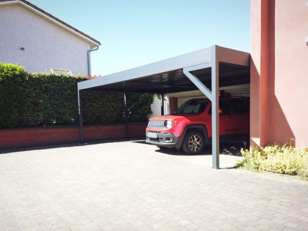 Carport alu - 2 voitures - adossé - Mâcon (71) carport alu - 2 voitures - adossé - mâcon (71) – image 3