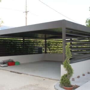 Carport alu double - indépendant - Saint-Julien-en-Genevois (74)