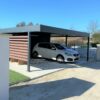 Carport alu - 2 voitures - autoporté - Bordeaux (33) abri voiture sur mesure a bordeaux 1 1536x1137 1