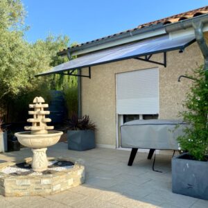 auvent aluminium et polycarbonate - saint-bernard (01) – image 4