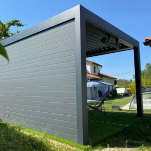 Pergola alu bioclimatique - autoportante - Brignais (69) pergola alu bioclimatique - autoportante - brignais (69) – image 3