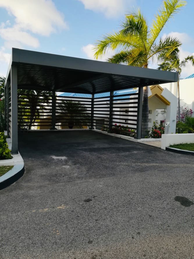 Carport alu - 2 voitures - indépendant - Saint-Martin (97) carport alu - 2 voitures - indépendant - saint-martin (97) – image 3