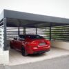 Carport alu - 2 voitures - autoporté - Théoule-Sur-Mer (06) carport bandeau alu bacacier autoporte 1a 1 1536x1113 1