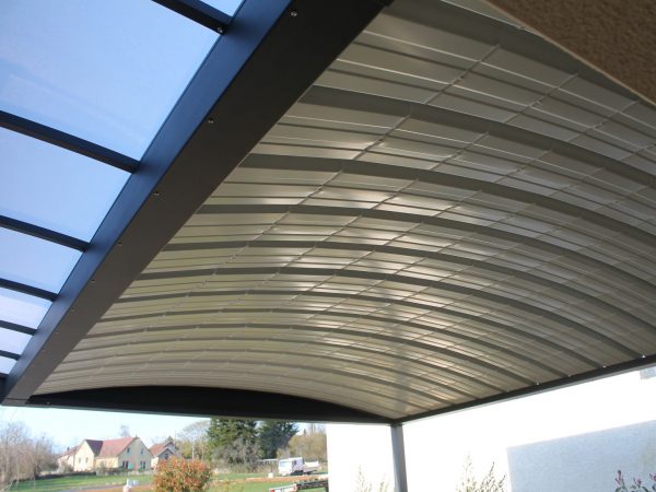 Carport alu simple - adossé - Besançon (25) carport alu simple - adossé - besançon (25) – image 2