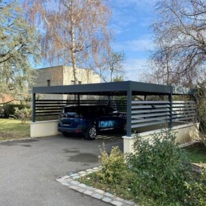 Carport alu double - indépendant - Oullins (69) carport alu double - indépendant - oullins (69) – image 2