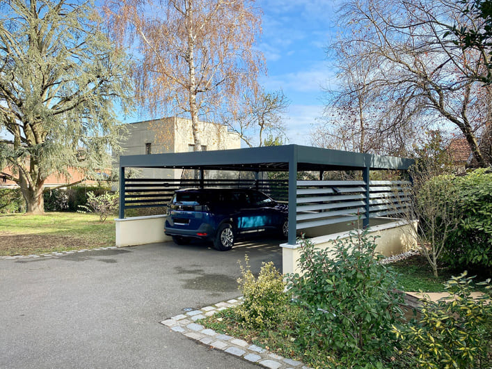 Carport alu double - indépendant - Oullins (69) carport alu double - indépendant - oullins (69) – image 4