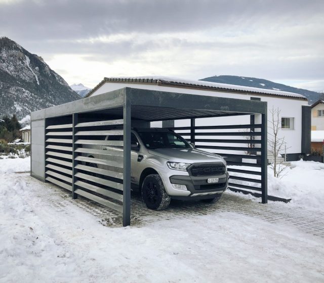 Carport alu avec abri - indépendant - Sion en Valais (1950) carport alu avec abri - indépendant - sion en valais (1950) – image 5