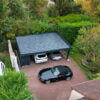 Carport alu avec abri - 2 voitures - Condé-sur-Vesgre (78) dji 0734 1