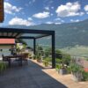 Pergola alu toile rétractable - adossée - Martigny (1904) pergola retractable chemin suisse