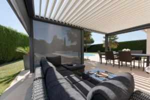 Home pergola alu bioclimatique - adossée - massieux (01)
