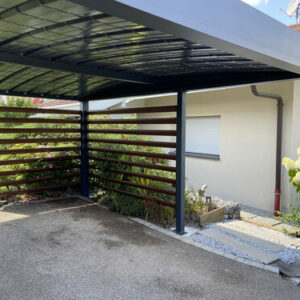 Carport alu double - indépendant - Feigères (74) carport alu double - indépendant - feigères (74) – image 2