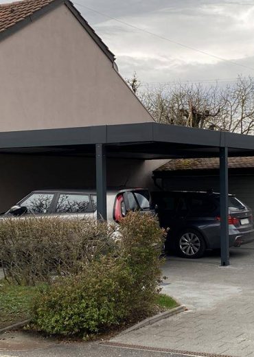 Carport alu 3 voitures - adossé - Bernex (1233) carport alu 3 voitures - adossé - bernex (1233) – image 2