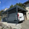 Carport véhicule utilitaire - indépendant - Châles (01) abri voiture aluminium haut de gamme a chales 1