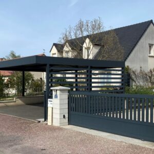 Carport alu double - indépendant - Montargis (45) carport alu double - indépendant - montargis (45) – image 2