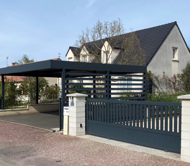 Carport alu double - indépendant - Montargis (45) carport alu double - indépendant - montargis (45) – image 2