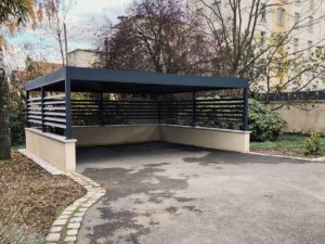 Carport double carport alu double - indépendant - oullins (69)