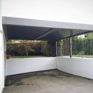 Carport alu double et garde-corps - adossé - Lausanne (1000) carport alu double et garde-corps - adossé - lausanne (1000) – image 3