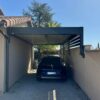 Carport simple suspendu - Pommiers (69) carport 1 place pommiers dos