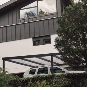 Carport alu simple - adossé - Annecy (74) carport adosse sur mesure annecy