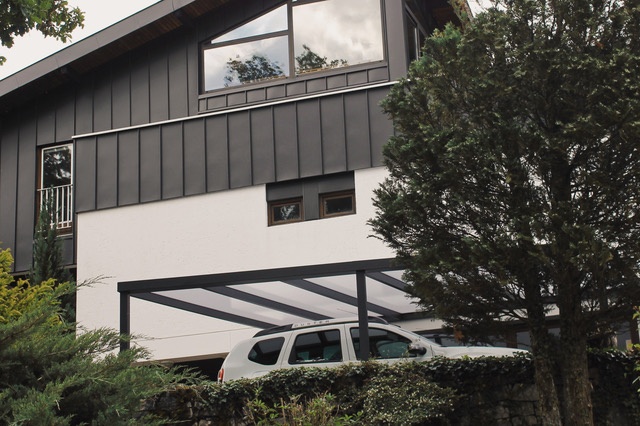 Carport alu simple - adossé - Annecy (74) carport alu simple - adossé - annecy (74) – image 3