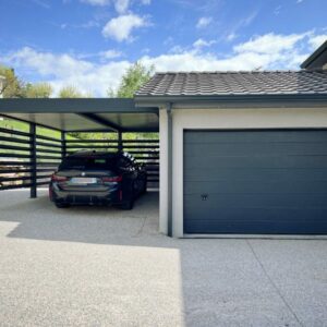 Carport alu simple - adossé - Beynost (1700) carport alu simple - adossé - beynost (1700) – image 3