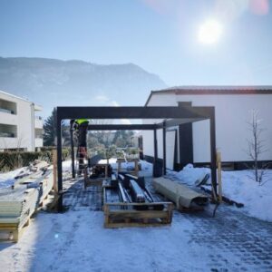 Carport alu avec abri - indépendant - Sion en Valais (1950) carport alu avec abri - indépendant - sion en valais (1950) – image 2