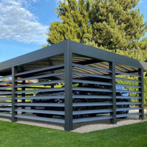 Carport alu double - indépendant - Bon-en-Chablais (74) carport alu double - indépendant - bon-en-chablais (74) – image 4