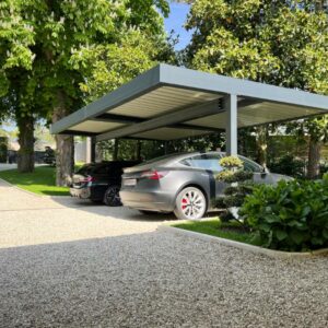 Home carport alu double - indépendant - chambésy (1202)