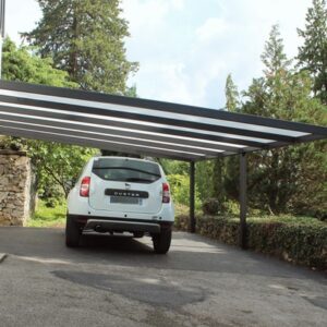 Carport alu simple - adossé - Annecy (74)